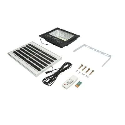 Proiector LED 60W cu panou solar 10W, baterie Li-ion 1200mAh si telecomanda IP67 Breckner Germany - imagine 2