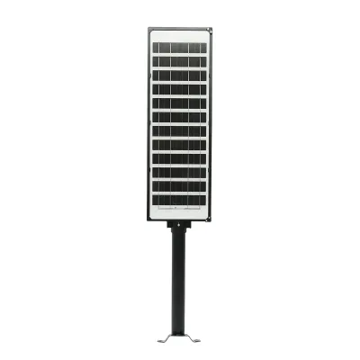 Lampa solara LED iluminat stradal 200W 6500K cu panou solar 12W, baterie 12000mAh, telecomanda, prindere pe stalp IP65 Breckner Germany - imagine 4