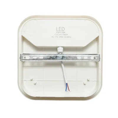 Plafoniera LED 20W, 220V, 7000K lumina rece corp iluminat 220x220x65mm interior/exterior Breckner Germany - imagine 3