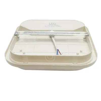 Plafoniera LED 20W, 220V, 7000K lumina rece corp iluminat 220x220x65mm interior/exterior Breckner Germany - imagine 4