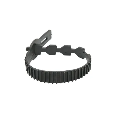 Faseta, colier reglabil legat copaci 24mmx40cm - imagine 3