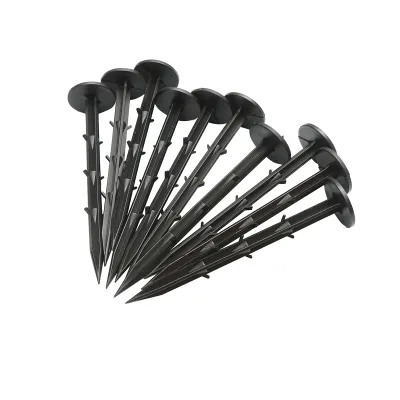 Set 10 cuie plastic fixare folie tip harpon 150mm - imagine 3