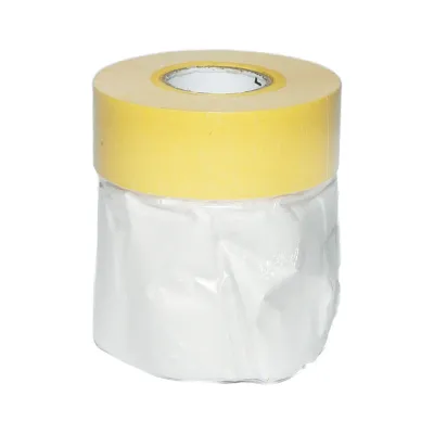 Folie mascare auto cu banda adeziva 25m Breckner Germany - imagine 2