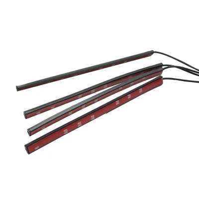 Banda LED lumini ambientale auto 12V cu telecomanda, control muzical 4x267mm RGB Breckner Germany - imagine 6
