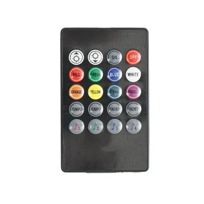 Banda LED lumini ambientale auto 12V cu telecomanda, control muzical 4x267mm RGB Breckner Germany - imagine 4