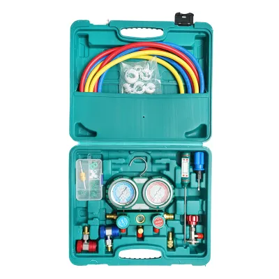 Trusa verificare si incarcare instalatii aer conditionat auto, freon R22, R32, R134a, R410a - imagine 3