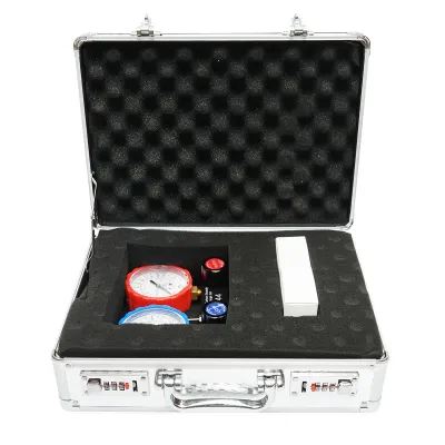 Trusa verificare si incarcare instalatii aer conditionat auto, freon R744