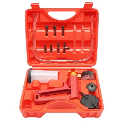 Trusa pompa tester presiune si vacuum pentru aerisire frane, testare ABS, EGR, AC si sistem incalzire auto