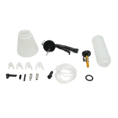Kit pistol pneumatic pentru aerisit si schimbat lichidul de frana  - imagine 2