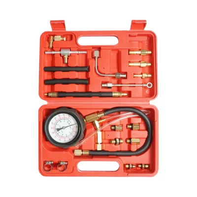 Trusa tester presiune sistem injectie benzina 0-10 bar 20 piese - imagine 2