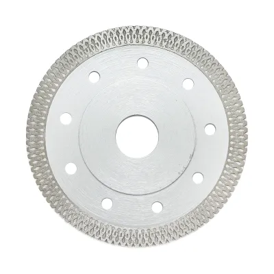 Disc diamantat turbo continuu 115x1.5x22.23mm, taiere umeda/uscata pentru ceramica dura, gresie, faianta Breckner Germany - imagine 2
