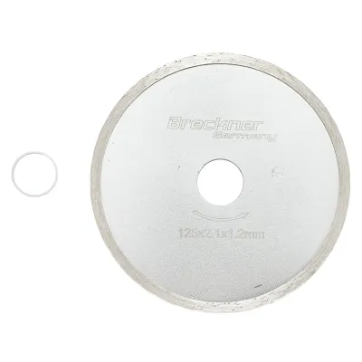 Disc diamantat continuu 125x2.1x1.2 pentru ceramica Breckner Germany