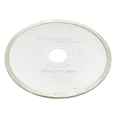 Disc diamantat continuu 125x2.1x1.2 pentru ceramica Breckner Germany - imagine 3
