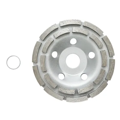 Disc diamantat segmentat 125x22.23mm pentru slefuire beton, granit si marmura Breckner Germany