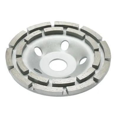 Disc diamantat segmentat 125x22.23mm pentru slefuire beton, granit si marmura Breckner Germany - imagine 2