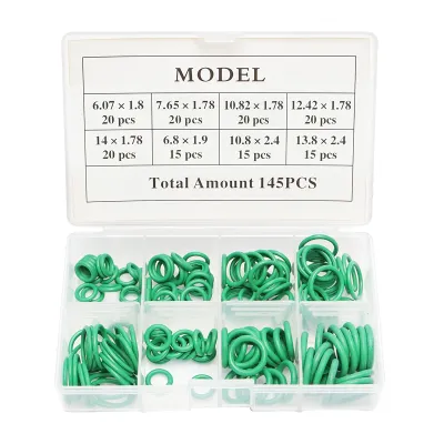 Trusa O-ring verde pentru sistem de aer conditionat 145 piese