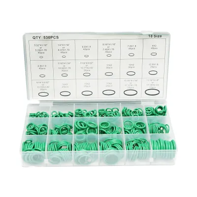 Trusa O-ring verde 530 piese pentru sistem de aer conditionat