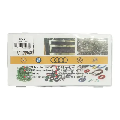Trusa O-ring mov pentru sistem de aer conditionat R12, R134a 225 piese - imagine 4