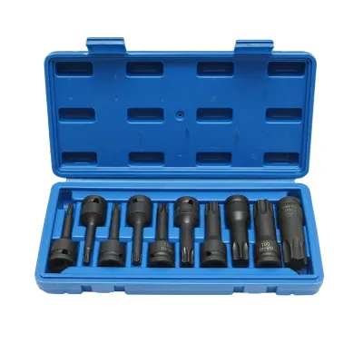 Trusa chei tubulare 1/2 de impact torx 10 piese Breckner Germany