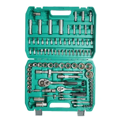 Trusa chei combinate, tubulare, fixe, torx, imbus antrenor cu clichet 94 piese Breckner Germany - imagine 3