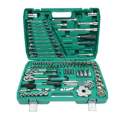 Trusa chei tubulare hexagonale, fixe, torx, imbus antrenor cu clichet 121 piese Breckner Germany
