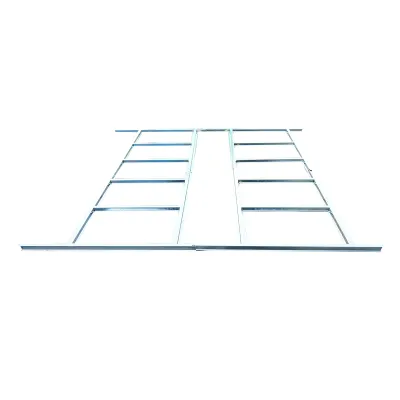 Fundatie metalica cadru otel zincat 0.6mm pentru magazie de gradina 312x257x212cm - imagine 2