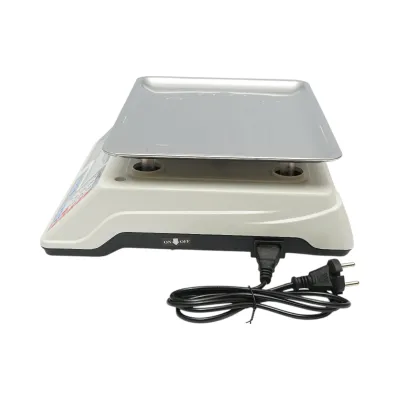 Cantar electronic cu ecran LCD, capacitate 40 Kg cu baterie 4V Breckner Germany - imagine 5
