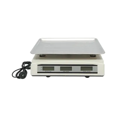 Cantar electronic cu ecran LCD, capacitate 40 Kg cu baterie 4V Breckner Germany - imagine 7