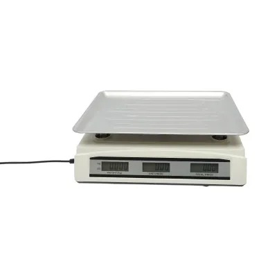 Cantar electronic cu ecran LCD, capacitate 40 Kg cu baterie 4V Breckner Germany - imagine 4