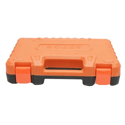 Trusa chei tubulare lungi si scurte, biti, hex, torx, antrenor cu clichet 1/4 inch 53 piese Breckner Germany - imagine 4