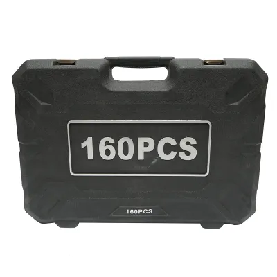 Trusa chei tubulare, chei fixe, biti, torx cu scule si unelte 160 piese Breckner Germany - imagine 4