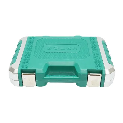 Trusa chei tubulare 4-32mm si chei fixe combinate 8-22mm, biti, hex, torx, antrenor cu clichet 82 piese Breckner Germany - imagine 4