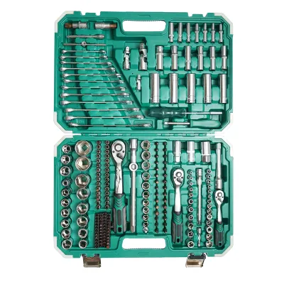 Trusa chei tubulare, hexagonale, priza adanca 4-32mm, chei fixe 8-19mm, biti, torx, hex, spline 218 piese Breckner Germany - imagine 3