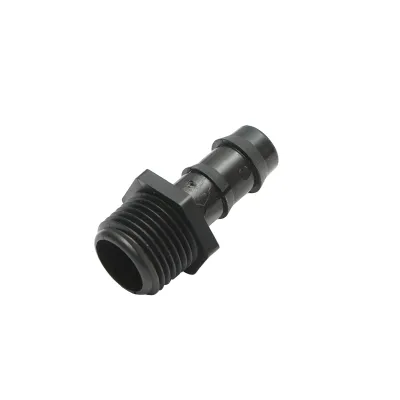 Racord drept picurare D16mm filet exterior 1/2 pentru tub, furtun irigare - imagine 3