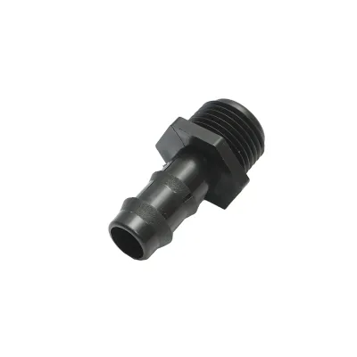Racord drept picurare D16mm filet exterior 1/2 pentru tub, furtun irigare - imagine 2