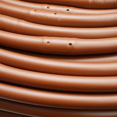 Tub picurare apa 200m rola, 4L/h pentru irigatii D16mm, pas 20cm - imagine 2