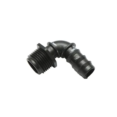 Cot conector stut tub picurare 16mm, filet exterior 1/2 inch pentru sisteme de irigatii - imagine 2