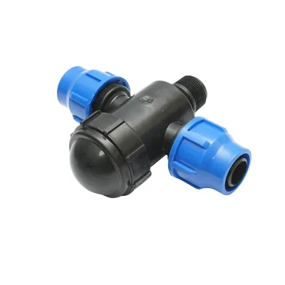 Filtru plastic teu cu sita 30x30mmx1 tol pentru sisteme de irigatii - imagine 3