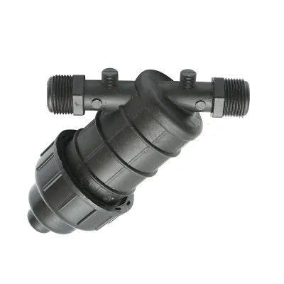 Filtru Y plastic 1 inch BSP cu sita 130 microni pentru tub, furtun de irigare - imagine 4