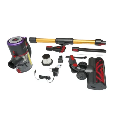 Aspirator vertical fara fir 350W, putere aspirare 15-27 kPa, baterie 2200 mAh, recipient praf 1.2L, 2 moduri de aspirare, ecran tactil LED, perie iluminata LED, ONSEEN M81 - imagine 4