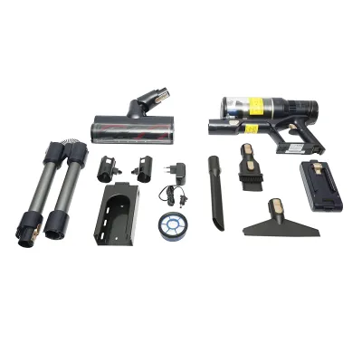 Aspirator vertical fara fir 480W, putere aspirare 15-30 kPa, baterie 2500mAh, recipient praf 1.2L, 4 moduri de aspirare, ecran tactil LED, perie iluminata LED, VICSONIC S7 - imagine 4