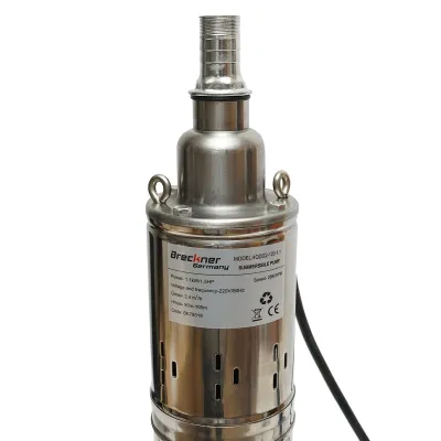 Pompa apa submersibila 1100W/1.5HP, 220V, D100mm, 40 l/min, 2.4 m3/h, H90-100m, 2860 rpm 4QDG2-120-1.1  Breckner Germany - imagine 4