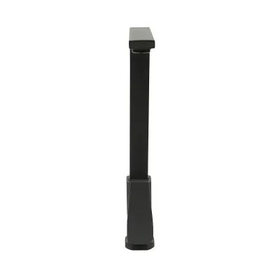 Baterie chiuveta bucatarie rotativa, finisaj negru mat, stativ cu monocomanda, aliaj zinc, accesorii incluse - imagine 3