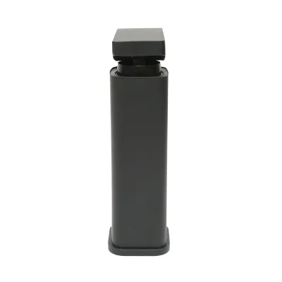 Baterie lavoar monocomanda, finisaj negru mat, montaj stativ, otel inoxidabil, accesorii incluse - imagine 6