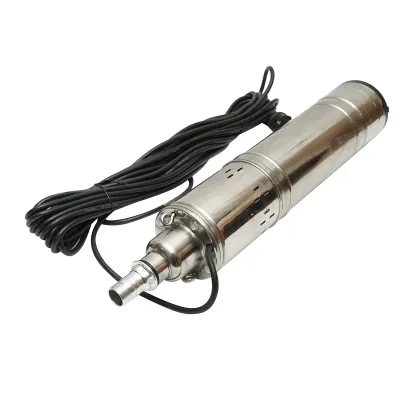 Pompa apa submersibila 370W 220V, D100mm, 20 l/min, 1.2 m3/h, H70m, motor uscat 2860 rpm 4QGD1.2-50-0.37 Breckner Germany - imagine 2