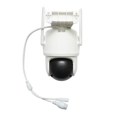 Camera de supraveghere 4 lentile, 3 obiective 12 MP, 2 CPU dual control, P2P WIFI 2.4GHz, PTZ cu senzor de miscare, night vision color, AI detectie umana si aplicatie iCSee - imagine 4