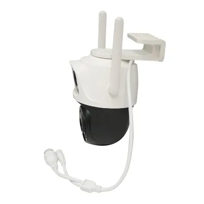 Camera de supraveghere lentila duala 6 MP, P2P WIFI 2.4GHz, rotire 360 grade PTZ cu senzor de miscare, sirena, detectie umana si aplicatie iCSee - imagine 3