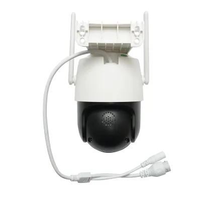 Camera de supraveghere lentila duala 6 MP, P2P WIFI 2.4GHz, rotire 360 grade PTZ cu senzor de miscare, sirena, detectie umana si aplicatie iCSee - imagine 4