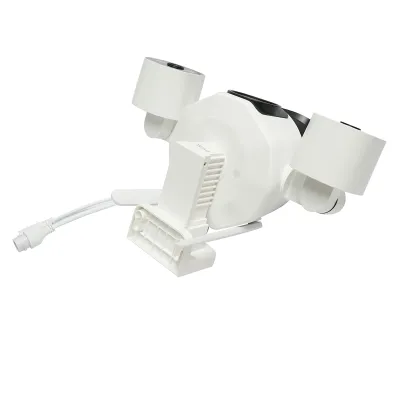 Camera de supraveghere 4 lentile, 3 obiective 16 MP, WIFI 2.4GHz, rotire 360 grade PTZ cu senzor de miscare, zoom 10X, alarma, IR night vision, detectie umana si aplicatie IPC360 Home - imagine 6