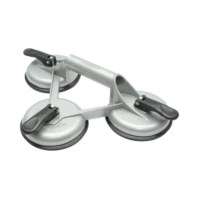 Dispozitiv de ridicat cu 3 ventuze din aluminiu 118mm, sarcina 120-150 Kg Crownman